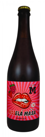 Pivovar Máša - Kisselá Máša - malina + jahoda 12° 0,75l (Sour)