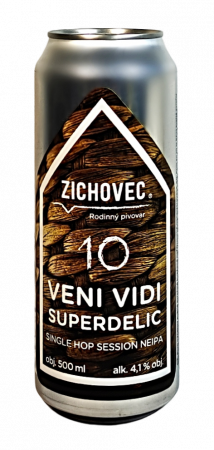 Rodinný pivovar Zichovec - Veni Vidi Superdelic 10° 0,5l (Session NEIPA)
