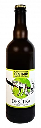 Pivovar Čestmír - Světlé výčepní 10° 0,75l (světlá desítka)