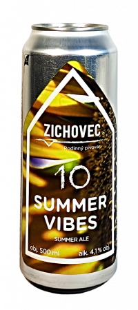 Rodinný pivovar Zichovec - Summer Vibes 10° 0,5l (Summer ALE)