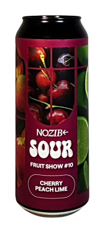 Pivovar Nozib - Sour Fruit Show #10 Cherry, Peach, Lime 15° 0,5l (Sour Ale)