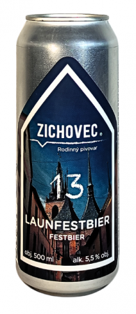 Rodinný pivovar Zichovec - Launfestbier 13° 0,5l (Festbier)