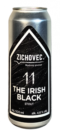 Rodinný pivovar Zichovec - The Irish Black 11° 0,5l (Stout)