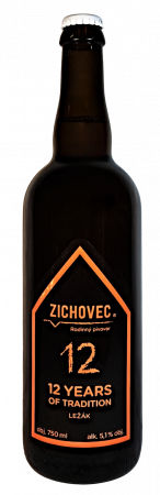 Rodinný pivovar Zichovec - 12 Years of Tradition 12° 0,75l (světlý ležák)