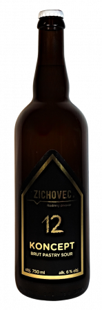 Rodinný pivovar Zichovec - Koncept 12° 0,75l (Brut Pastry Sour)