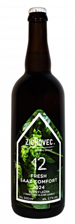 Rodinný pivovar Zichovec - Fresh SAAZ Comfort 2024 12° 0,75l (Fresh Hop Lager)