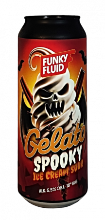 Pivovar Funky Fluid - Gelato: Spooky 18° 0,5l (Ice Cream Sour)