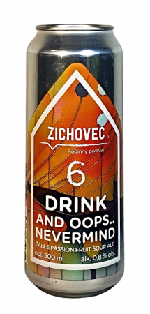 Rodinný pivovar Zichovec - Drink and Oops.. Nevermind 6° 0,5l (Table Sour Ale)