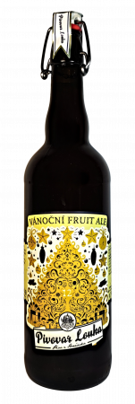 Pivovar Louka - Vánoční Fruit Ale 12° 0,75l (Fruit Ale)