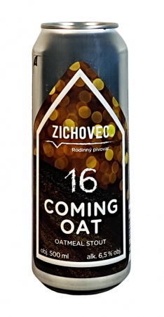 Rodinný pivovar Zichovec - Coming Oat 16° 0,5l (Oatmeal Stout)