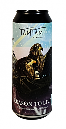 Tamtam Brewing Co. - Reason to Live 12° 0,5l (světlý ležák)