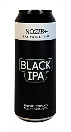 Pivovar Nozib - IPA Variety #8 14° 0,5l (Black IPA)