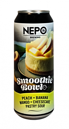 Pivovar Nepomucen - Smoothie Bowl - Peach, Banana, Mango, Cheesecake 24° 0,5l (Pastry Sour)