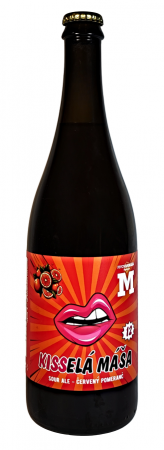 Pivovar Máša - Kisselá Máša (červený pomeranč) 12° 0,75l (Sour Ale)