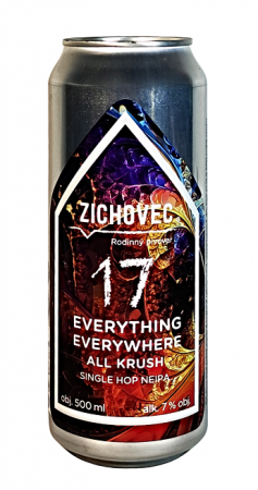 Rodinný pivovar Zichovec - Everything Everywhere All Krush 17° 0,5l (Single Hop NEIPA)