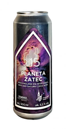 Rodinný pivovar Zichovec - Planeta Žatec 2024 15° 0,5l (New England IPA)