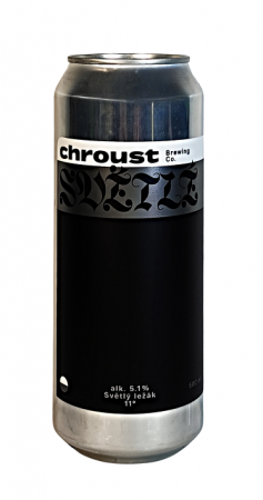 Pivovar Chroust - Světlé 11° 0,5l (světlý ležák)