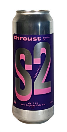 Pivovar Chroust - S2 Superdelic² 12° 0,5l (New England Pale Ale)