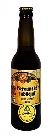 Pivovar Berounský medvěd - Berounské jubilejní 20° 0,33l (světlé silné pivo)