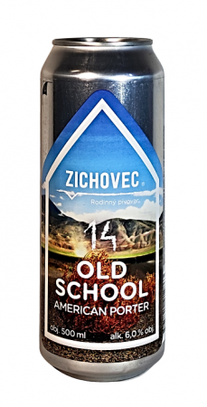 Rodinný pivovar Zichovec - Old School American Porter 14° 0,5l (American Porter)