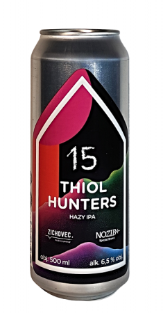 Rodinný pivovar Zichovec - Thiol Hunters 15° 0,5l (Hazy IPA)