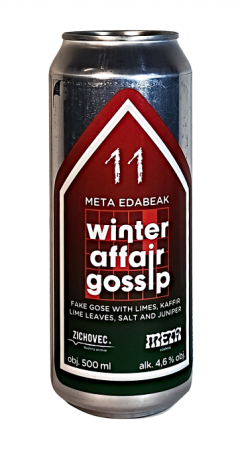 Rodinný pivovar Zichovec w/ Meta Edabeak - Winter Affair Gossip Meta Edabeak 11° 0,5l (Fruited Sour Ale)