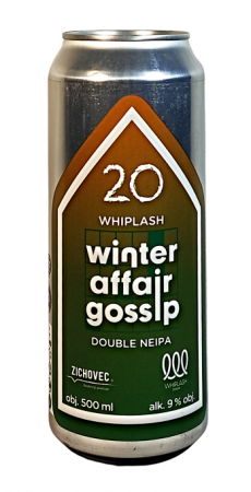 Rodinný pivovar Zichovec w/ Whiplash - Winter Affair Gossip Whiplash 20° 0,5l (Double NEIPA)