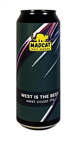 Pivovar MadCat - West Is the Best 14° 0,5l (West Coast IPA)