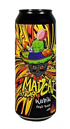 Pivovar MadCat - Sourgasm Kubik 12° 0,5l (Fruit Sour Ale)