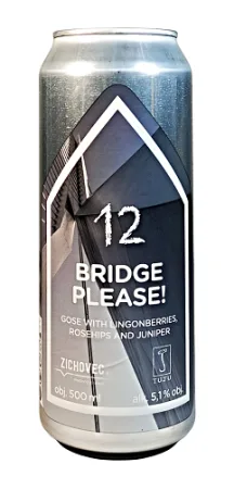 Rodinný pivovar Zichovec - Bridge Please! 12° 0,5l (Gose)