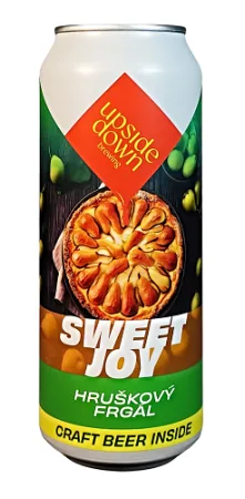 Pivovar Upside Down - Sweet Joy: Hruškový Frgál 13° 0,5l (Pastry Sour)