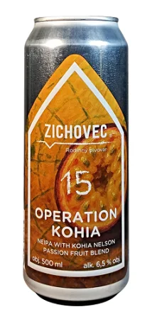 Rodinný pivovar Zichovec - Operation Kohia 15° 0,5l (New England IPA)