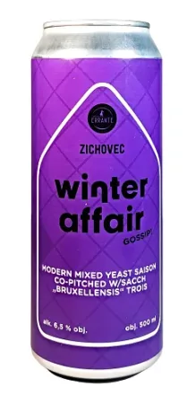 Rodinný pivovar Zichovec w/ Cantina Errante - Winter Affair Gossip 13° 0,5l (Mixed Yeast Saison)