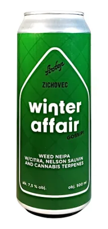 Rodinný pivovar Zichovec w/ Firstep - Winter Affair Gossip 18° 0,5l (Weed NEIPA)