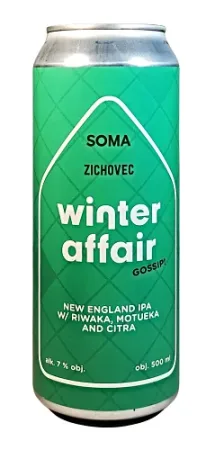 Rodinný pivovar Zichovec w/ Soma - Winter Affair Gossip 18° 0,5l (NEIPA)