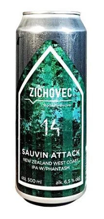 Rodinný pivovar Zichovec - Sauvin Attack 14° 0,5l (New Zealand West Coast IPA)
