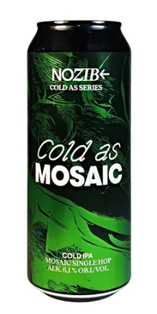 Pivovar Nozib - Cold as Mosaic 13° 0,5l (Cold IPA)