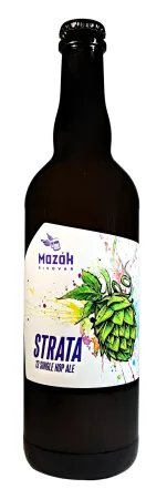Pivovar Mazák - Strata 13° 0,75l (Single Hop Ale)