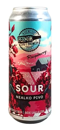 Pivovar Permon - Nealko Sour Raspberry 0,5l (nealko kyseláč)