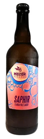 Pivovar Mazák - Saphir IPL 11° 0,75l (India Pale Lager)