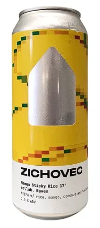 Rodinný pivovar Zichovec w/ Raven - Mango Sticky Rice 17° 0,5l (NEIPA)