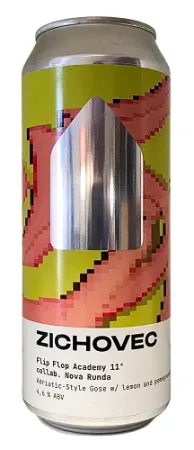 Rodinný pivovar Zichovec w/ Nova Runda - Flip Flop Academy 11° 0,5l (Fruited Gose)