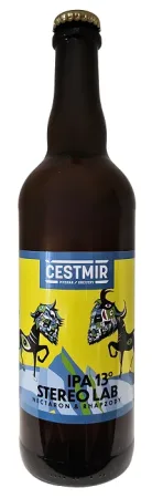 Pivovar Čestmír - Stereo Lab (Nectaron & Rhapzody) 13° 0,75l (India Pale Ale)