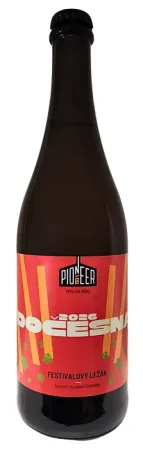 Pioneer Beer - Dočesná 2026 12° 0,75l (festivalový ležák)