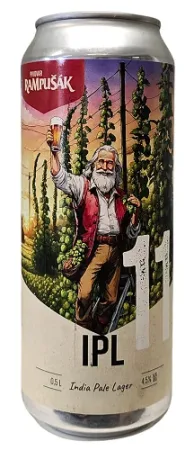 Pivovar Rampušák - IPL 11° 0,5l (India Pale Lager)