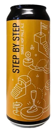 Pivovar Haksna w/ ProKrok - Step by Step 10° 0,5L (Single Hop Pale Ale)