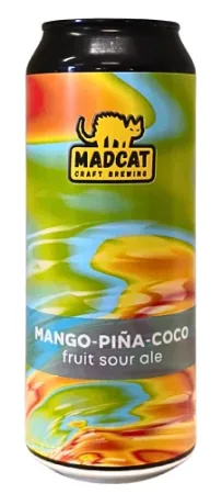 Pivovar MadCat - Mango-Piña-Coco 10° 0,5l (Fruit Sour Ale)