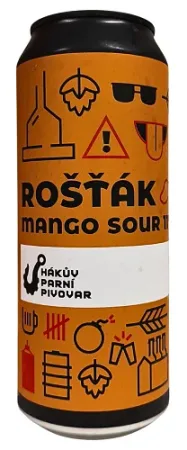 Hákův parní pivovar - Rošťák 11° 0,5l (Mango Sour)