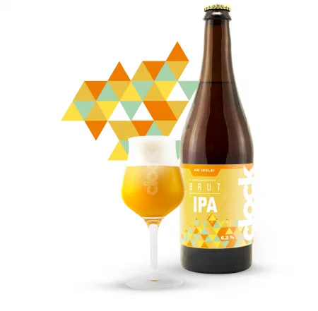 Pivovar Clock - No Idols! Brut IPA 13° 0,7l (Brut IPA)